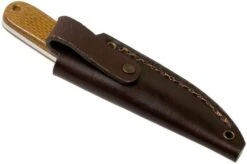 Brisa Necker 70, 001 Scandi Mustard Micarta, Neck Knife -Famous Knife Shop ENZ 001 07 enzo brisa