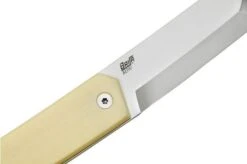 Brisa Kwaiken 90, M390 Scandi Tanto, Ivory Micarta, Fixed Knife -Famous Knife Shop ENZ 332 05 brisa