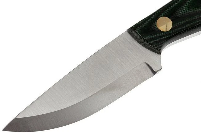 Enzo Necker 70, Green Micarta, Leather Sheath 9804 4 Enzo Necker 70, Green Micarta, Leather Sheath 9804 - Image 2