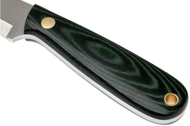 Enzo Necker 70, Green Micarta, Leather Sheath 9804 5 Enzo Necker 70, Green Micarta, Leather Sheath 9804 - Image 3