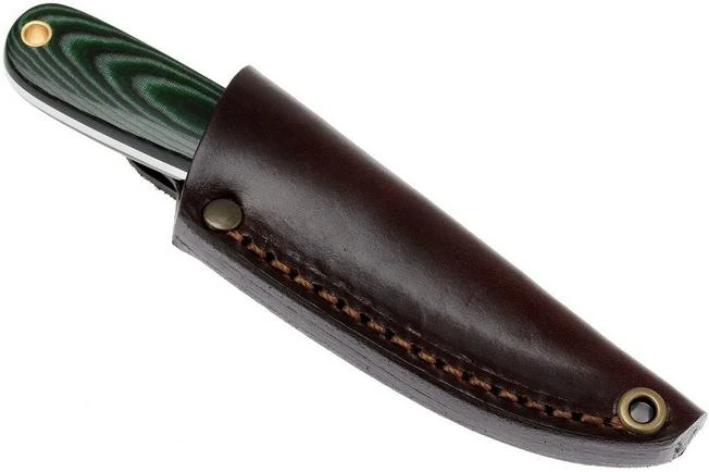 Enzo Necker 70, Green Micarta, Leather Sheath 9804 9 Enzo Necker 70, Green Micarta, Leather Sheath 9804 - Image 7