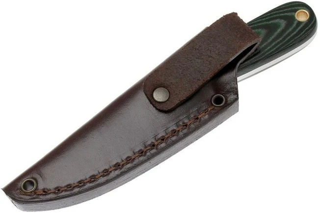 Enzo Necker 70, Green Micarta, Leather Sheath 9804 10 Enzo Necker 70, Green Micarta, Leather Sheath 9804 - Image 8
