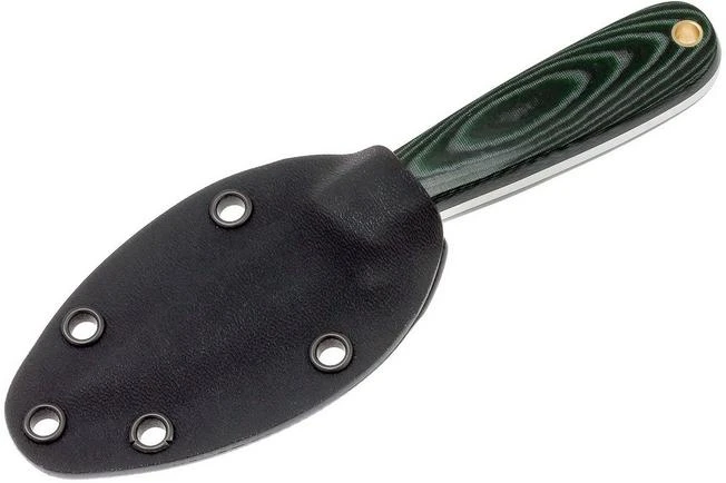 Enzo Necker 70, Green Micarta, Kydex Sheath 9805 9 Enzo Necker 70, Green Micarta, Kydex Sheath 9805 - Image 7