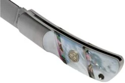 Fällkniven TK3 Tre Kronor Mother Of Pearl TK3mopc Gentleman's Knife 15 Fällkniven TK3 Tre Kronor Mother Of Pearl TK3mopc Gentleman's Knife -Famous Knife Shop FKTK3MOPC 05 fallkniven