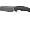 Fox Edge Lycosa 1, Black G10, FE-018 Fixed Knife -Famous Knife Shop FOFE 018 01 fox