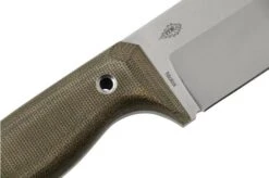 Fox Knives FX-140XL MI Green Canvas Micarta Knivesandtools Exclusive Fixed Knife, Markus Reichart Design -Famous Knife Shop FOFX 140XLMI 05 fox