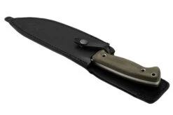 Fox Knives FX-140XL MI Green Canvas Micarta Knivesandtools Exclusive Fixed Knife, Markus Reichart Design -Famous Knife Shop FOFX 140XLMI 07 fox