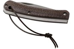 Fox Nauta FX-230MIBI Bison Micarta Pocket Knife -Famous Knife Shop FOFX 230MIBI 04 fox knives