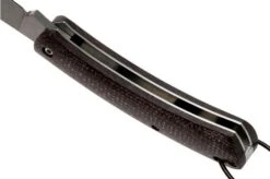 Fox Nauta FX-230MIBI Bison Micarta Pocket Knife -Famous Knife Shop FOFX 230MIBI 05 fox knives