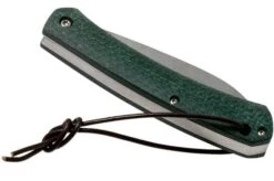 Fox Nauta FX-230MIG Green Micarta Pocket Knife -Famous Knife Shop FOFX 230MIG 04 fox knives