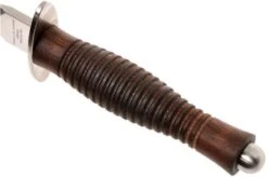 Fox Fairbairn Sykes FX-593 Wallnut Handle, Hill Knives Design -Famous Knife Shop FOFX 593 04 fox knives fairbairn fofx 593 04 1