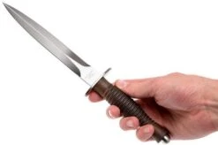 Fox Fairbairn Sykes FX-593 Wallnut Handle, Hill Knives Design -Famous Knife Shop FOFX 593 05 fox knives fairbairn fofx 593 05 1