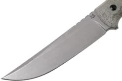 Fox Knives Ryu FX-634 MOD Green Canvas Micarta, Fixed Knife, Black Roc Knives Design -Famous Knife Shop FOFX 634MOD 03 fox knives