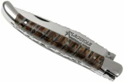 Fontenille Pataud Traditional 11 Cm, Guilloché, Mammoth Tooth, L11MMTG -Famous Knife Shop FPL11MMTG 03 fontenille pataud traditional 11cm fpl11mmtg 03