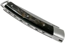 Le Thiers Le Nature Rough Buffalo Horn T7BB Pocket Knife By Fontenille Pataud -Famous Knife Shop FPT7BB 04 fontenille pataud