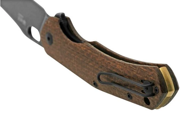 GiantMouse ACE Jutland Burlap Canvas Micarta PVD Vanadis 4E, Pocket Knife 6 GiantMouse ACE Jutland Burlap Canvas Micarta PVD Vanadis 4E, Pocket Knife - Image 4