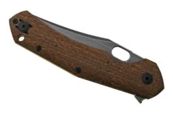 GiantMouse ACE Jutland Burlap Canvas Micarta PVD Vanadis 4E, Pocket Knife 14 GiantMouse ACE Jutland Burlap Canvas Micarta PVD Vanadis 4E, Pocket Knife -Famous Knife Shop GM JL BURLAP MICARTA 06 giantmouse