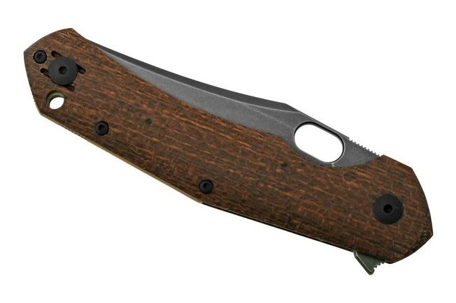 GiantMouse ACE Jutland Burlap Canvas Micarta PVD Vanadis 4E, Pocket Knife 8 GiantMouse ACE Jutland Burlap Canvas Micarta PVD Vanadis 4E, Pocket Knife - Image 6