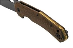 GiantMouse ACE Jutland Burlap Canvas Micarta PVD Vanadis 4E, Pocket Knife 15 GiantMouse ACE Jutland Burlap Canvas Micarta PVD Vanadis 4E, Pocket Knife -Famous Knife Shop GM JL BURLAP MICARTA 07 giantmouse