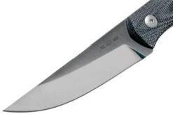 GiantMouse GMF2-DB Double Black Canvas Micarta, Satin, Fixed Knife, Ansø En Voxnaes Design -Famous Knife Shop GMGMF2 DB 03 giantmouse