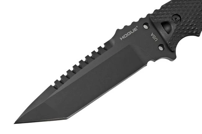 Hogue EX-F01 5.5" Tanto Black G10, A2-steel, 35129 Fixed Knife 5 Hogue EX-F01 5.5" Tanto Black G10, A2-steel, 35129 Fixed Knife - Image 3