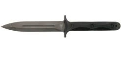 Rick Hinderer EK Dagger 3V DLC, Black Micarta Commando Dagger