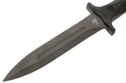 Rick Hinderer EK Dagger 3V DLC, Black Micarta Commando Dagger -Famous Knife Shop HRK EK 3V BM 03 rick hinderer knives