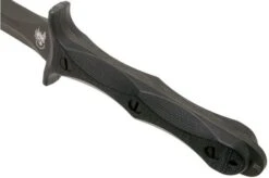 Rick Hinderer EK Dagger 3V DLC, Black Micarta Commando Dagger -Famous Knife Shop HRK EK 3V BM 05 rick hinderer knives