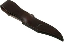 Rick Hinderer Ranch Bowie Natural Canvas Micarta, Battle Black, Bowie Knife -Famous Knife Shop HRK TRB BB NM 08 rick hinderer knives