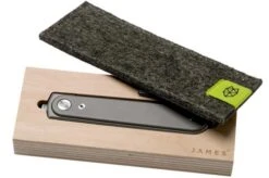 The James Brand The Duval Damascus KN109111-00 Pocket Knife -Famous Knife Shop JAKDV109111 09 the james brand