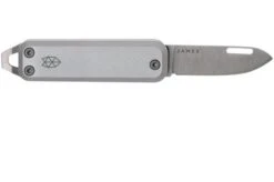 The James Brand Elko, Silver + Satin Pocket Knife -Famous Knife Shop JAKELK1001 02 the james brand jakelk1001 02