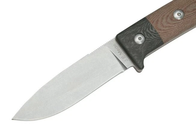 J.E. Made Loveless Hunter Carbon Fibre Micarta Hunting Knife 5 J.E. Made Loveless Hunter Carbon Fibre Micarta Hunting Knife - Image 3