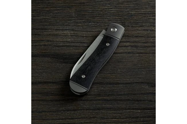 Jack Wolf K9 Jack, Twill Carbon Fibre K9-01-TWL Slipjoint Pocket Knife 4 Jack Wolf K9 Jack, Twill Carbon Fibre K9-01-TWL Slipjoint Pocket Knife - Image 2
