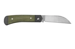 Jack Wolf Venom Jack VEN-01-GRN Canvas Micarta Green, Slipjoint Pocket Knife -Famous Knife Shop JW VEN 01 GRN 02 jackwolf