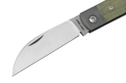 Jack Wolf Venom Jack VEN-01-GRN Canvas Micarta Green, Slipjoint Pocket Knife -Famous Knife Shop JW VEN 01 GRN 03 jackwolf