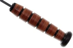 KA-BAR USMC 1217 Plain Edge, Leather, Leather Sheath -Famous Knife Shop KA1217 04 ka bar ka1217 04