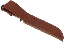 KA-BAR USMC 1217 Plain Edge, Leather, Leather Sheath -Famous Knife Shop KA1217 07 ka bar ka1217 07