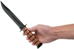 KA-BAR U.S. Army Knife 1220 Fixed Knife, Leather Sheath -Famous Knife Shop KA1220 06 ka bar