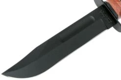 KA-BAR Single Mark 1320 Plain Edge, Leather, Leather Sheath -Famous Knife Shop KA1320 03 ka bar