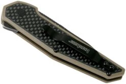 Kershaw Fraxion 1160TANBW Pocket Knife Tan Blackwash, Jens Anso Design -Famous Knife Shop KE1160TANBW 04 kershaw