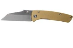 Kansept Main Street T1015B6 Brass Pocket Knife, Dirk Pinkerton Design