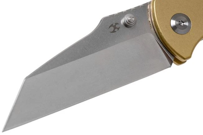 Kansept Main Street T1015B6 Brass Pocket Knife, Dirk Pinkerton Design 5 Kansept Main Street T1015B6 Brass Pocket Knife, Dirk Pinkerton Design - Image 3
