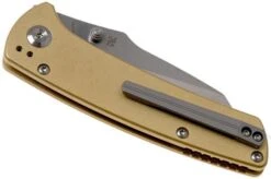 Kansept Main Street T1015B6 Brass Pocket Knife, Dirk Pinkerton Design 13 Kansept Main Street T1015B6 Brass Pocket Knife, Dirk Pinkerton Design -Famous Knife Shop KST1015B6 04 kansept knives