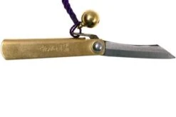 Higonokami Pocket Knife 3,8 Cm HIGO02, SK-carbon Steel With Lanyard -Famous Knife Shop KT HIGO02 02 higonokami kt higo02 02