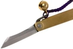 Higonokami Pocket Knife 3,8 Cm HIGO02, SK-carbon Steel With Lanyard -Famous Knife Shop KT HIGO02 03 higonokami kt higo02 03