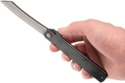 Higonokami Pocket Knife 9,2 Cm HIGO05BL, Carbon Steel, Black -Famous Knife Shop KT HIGO05BL 07 higonokami kt higo05bl 07