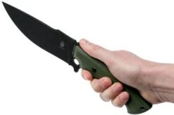 Kizer Salient 1023A2 Green G10 E613 Fixed Knife -Famous Knife Shop KZ1023A2 06 kizer kz1023a2 06