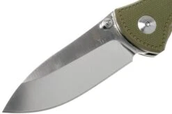 Kizer Vanguard Hunter Small V3416C2 Green Pocket Knife -Famous Knife Shop KZV3416C2 03 kizer