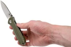Kizer Vanguard Hunter Small V3416C2 Green Pocket Knife -Famous Knife Shop KZV3416C2 08 kizer