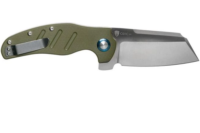 Kizer C01C Sheepdog XL OD Green V5488C2 Pocket Knife 4 Kizer C01C Sheepdog XL OD Green V5488C2 Pocket Knife - Image 2